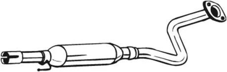 Центр. глушник,випускна сист. BOSAL 285-443