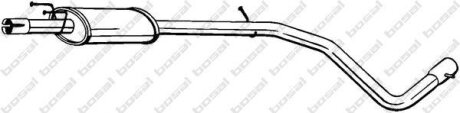 Центр. глушник,випускна сист. BOSAL 286-115