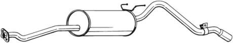 Глушник Toyota Hilux 88-97, VW TARO 89-97 BOSAL 286-409