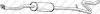Глушитель средняя часть CITROEN C2 (03-09), PEUGEOT 1007 (05-10) BOSAL 286-493 (фото 1)