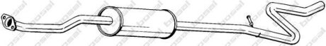 Глушитель средняя часть CITROEN C2 (03-09), PEUGEOT 1007 (05-10) BOSAL 286-493