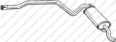 Глушник FIAT 600 05-10, FIAT SEICENTO 98-10 BOSAL 287-199
