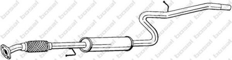 Центр. глушник,випускна сист. BOSAL 287-419