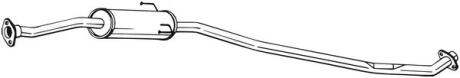 Глушитель центральный TOYOTA RAV 4 00- BOSAL 291-415