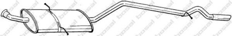 Резонатор Mercedes A150 W169 04-12, A160 W169 09-12 Алюмінізована сталь BOSAL 291-429