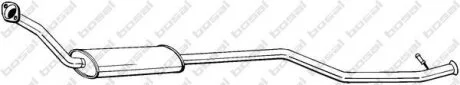 Резонатор Citroen XSARA PICASSO 00-10 Алюмінізована сталь BOSAL 292-031