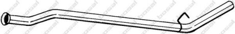 Труба проміжна Nissan Kubistar 03-05, Renault KANGOO 97-03 Алюмінізована сталь BOSAL 451-371