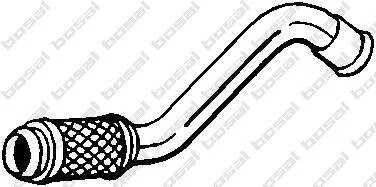 Труба проміжна Citroen Berlingo 08-, Citroen C4 04-14, Citroen C4 Grand Picasso 06-13, Citroen DS4 1 BOSAL 700-087