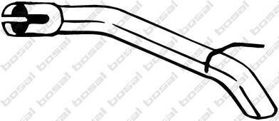 Труба выхлопного газа BOSAL 700-181