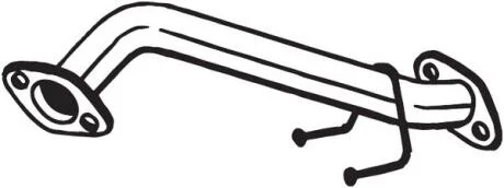 Труба выхлопная, от катализатора до резонатора BOSAL 700-217