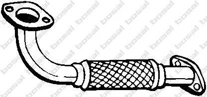 Труба проміжна FORD MONDEO 00-07 Алюмінізована сталь BOSAL 703-121