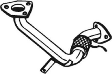 Труба проміжна Land-Rover RoverR FREE Land-Rover 98-00 Алюмінізована сталь BOSAL 737-395