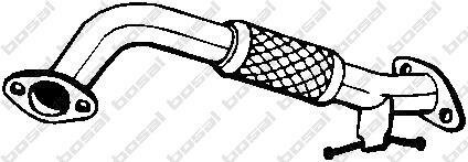 Труба проміжна FORD C-Max 07-10, FORD Focus MK II 04-12, Mazda 3 06-13, Volvo C30 06-12, Volvo S40 0 BOSAL 739-605