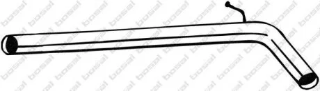 Труба проміжна AUDI A1 10-15, SEAT Cordoba 02-09, SEAT Ibiza 02-15, Skoda Fabia 03-14, VW Polo 01-14 BOSAL 801-181