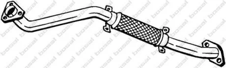 Глушитель, алюм. сталь, передн. часть NISSAN PRIMERA 1.6i -16V (06/96-01/02) HTB, SED, STW BOSAL 803-017