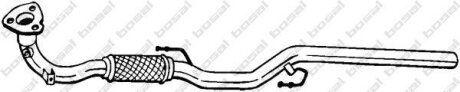 Труба проміжна SEAT Ibiza 02-06, VW Polo IV 01-07 Алюмінізована сталь BOSAL 823-633