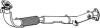 Труба проміжна Mitsubishi Carisma 95-04 Алюмінізована сталь BOSAL 823-885 (фото 1)