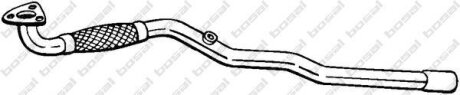 Труба проміжна Opel Astra G 98-05, Astra H 04-10, Zafira A 00-05 алюмінізована сталь BOSAL 852-455