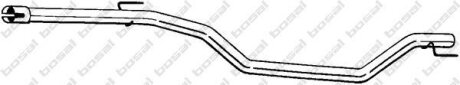 Труба проміжна OPEL Signum 03-08, OPEL VECTRA C 03-09 Алюмінізована сталь BOSAL 915-631