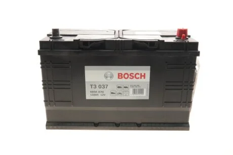 Акумуляторна батарея 110А T3 12V 110AH 680A 349*175*235 BOSCH 0 092 T30 371
