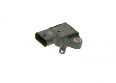 Датчик тиску у впускному колекторі FORD C-MAX II, FIESTA VII, FOCUS IV, GRAND C-MAX, PUMA, TOURNEO CONNECT V408 NADWOZIE WIELKO, TOURNEO COURIER V769, TRANSIT CONNECT V408/MINIVAN 1.0-2.3 10.12- BOSCH 0 261 230 495