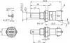 Датчик темпер. охолодж.рідини BOSCH 0 281 002 704 (фото 6)