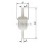 Р_Паливний фільтр 4149 AUDI/SEAT/VW Golf,Jetta,Passat,Polo,80,100,Ibiza,Toledo &gt;&gt;99 - кратн. 10 шт BOSCH 0 450 904 149 (фото 1)