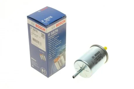 Фильтр топливный (впуск/выпуск 8 мм) (146 мм) Fiat GM PSA VAG ZAZ 97- BOSCH 0 450 905 976