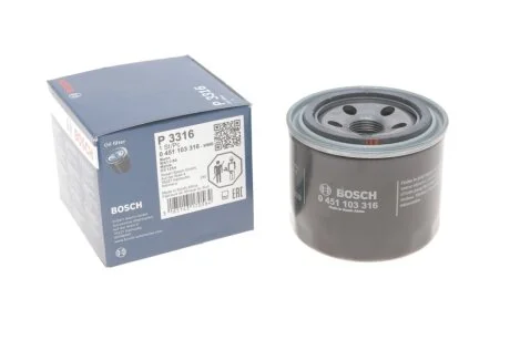МАСТИЛЬНИЙ ФІЛЬТР BOSCH 0 451 103 316