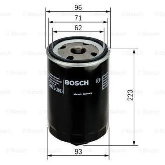 Фільтр масляний 4015 DAF (truck) BOSCH 0 451 104 015