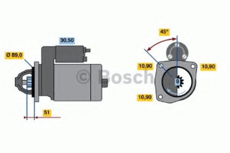 Автозапчастина BOSCH 0 986 011 280