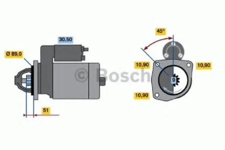 Автозапчастина BOSCH 0 986 011 280