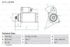 А_Стартер 12В 1.8кВт AUDI/SEAT/SKODA/VW A2/A3/Fabia/Octavia/Bora/Passat/Golf/Polo \'\'1.4-1.9 \'\'97-10 BOSCH 0 986 016 980 (фото 1)