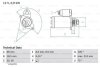 Стартер DAEWOO LANOS BOSCH 0 986 017 120 (фото 1)