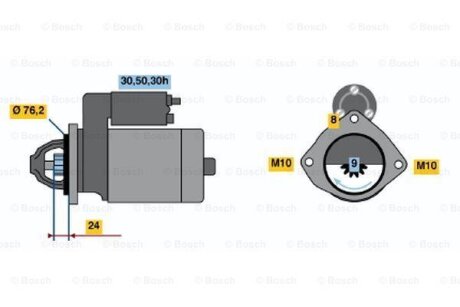 Автозапчастина BOSCH 0 986 017 300