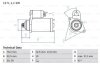 VW Стартер Golf,Passat,Seat,Audi,Skoda BOSCH 0 986 018 040 (фото 1)