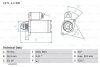 Стартер MB W204/W212 07- 1.1 kW BOSCH 0 986 020 350 (фото 1)
