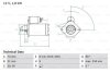 Стартер BOSCH 0 986 021 230 (фото 1)
