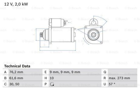Автозапчастина BOSCH 0 986 021 870