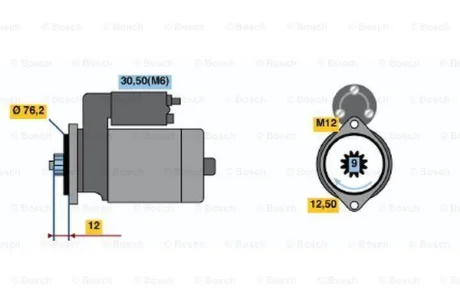 Автозапчастина BOSCH 0 986 021 910