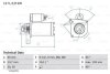 Стартер PSA C3/C4/207/208/308 06- 0.9 kW BOSCH 0 986 021 970 (фото 1)