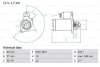 Стартер BOSCH 0 986 023 100 (фото 1)