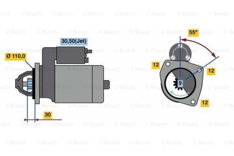 Автозапчастина BOSCH 0 986 023 860