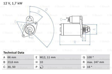 Товар BOSCH 0 986 024 030