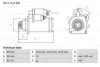 Стартер BOSCH 0 986 024 670 (фото 1)