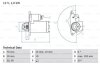 Стартер 12В 1кВт NISSAN/RENAULT Qashqai/Tiida/X-Trail/Clio \&#039;\&#039;1,8-2,0 \&#039;\&#039;07&gt;&gt; BOSCH 0 986 025 690 (фото 1)