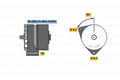 Автозапчастина BOSCH 0 986 034 430