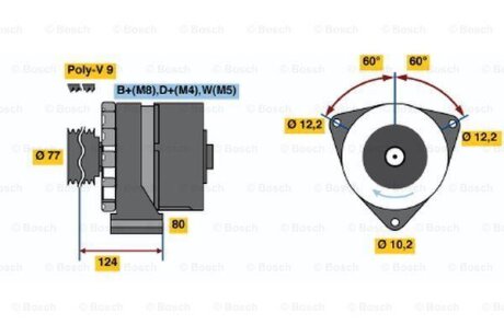 Автозапчастина BOSCH 0 986 039 790