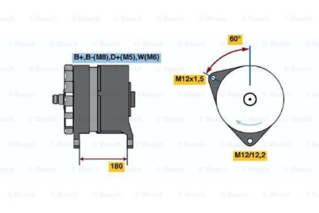 Автозапчастина BOSCH 0 986 041 640