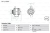 Генератор 12V 150A PSA Ducato III/Boxer III/Jumper III 22DT Ford Puma (2,2HDI 16V) Tranzit 2,2HDI/2,2JTD BOSCH 0 986 047 910 (фото 1)